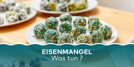 Spirulina Kugeln gegen Eisenmangel - Blog Artikel banner Algenmarkt